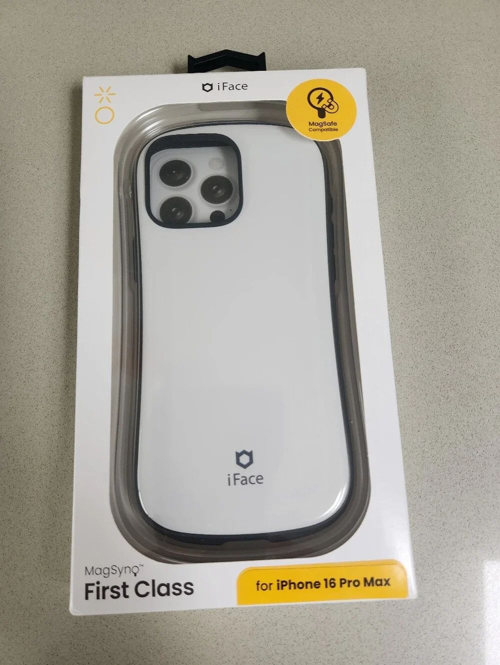 iFace iPhone 16 Pro Max Hard Magnetic Cell Phone Cover -WHITE **NEW